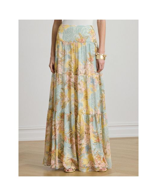 Ralph Lauren Metallic Maxi Skirt