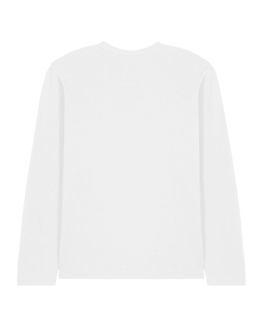 Garfield White I Hate Mondays Adult Longsleeve T for men