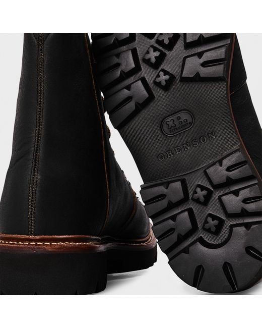 GRENSON Black Brady Boot for men