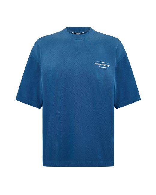 The Couture Club Blue Oversized T-Shirt for men