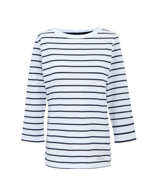 Regatta White Baylette Ii Upf 30+ T-Shirt