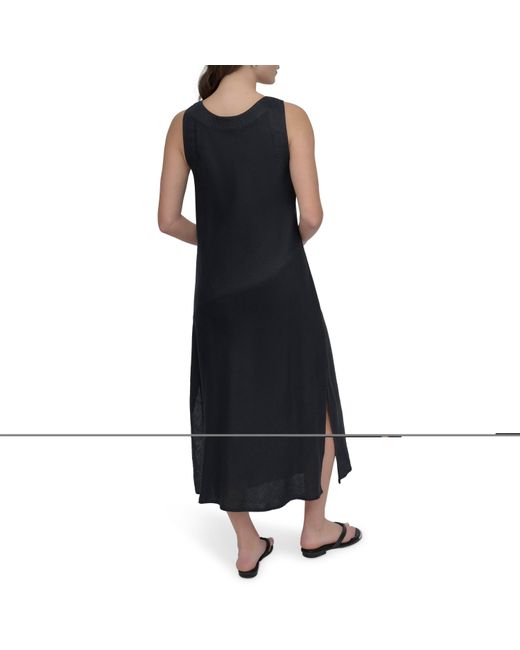DKNY Black Long Maxi Dress
