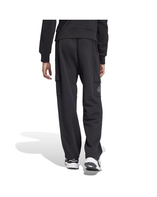 Adidas Black All Szn French Terry Graphic Seasonal Jogging Bottoms for men