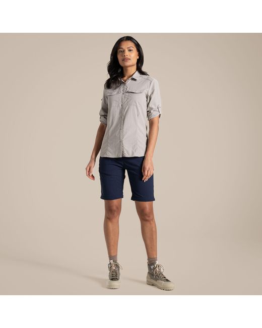 Craghoppers Blue Nosilife Pro Convertible Iii Lightweight Trousers