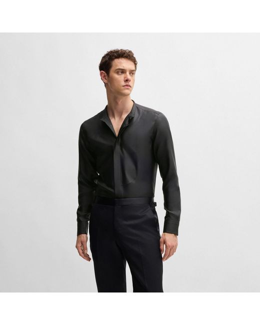 Boss Black L-Hays-Party-244 Silk Shirt for men