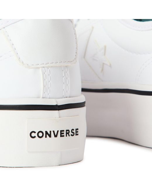 Converse White Run Star Hike Canvas Trainers