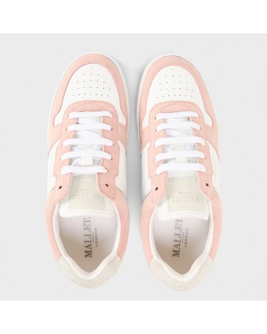 Mallet Pink Bentham Court Low-Top Trainers
