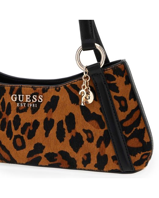 Guess Brown Domitilla Shoulder Bag