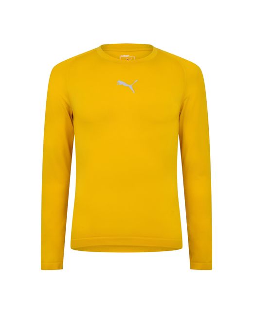 PUMA Yellow (F5) Roundneck (Vent) Shirt for men
