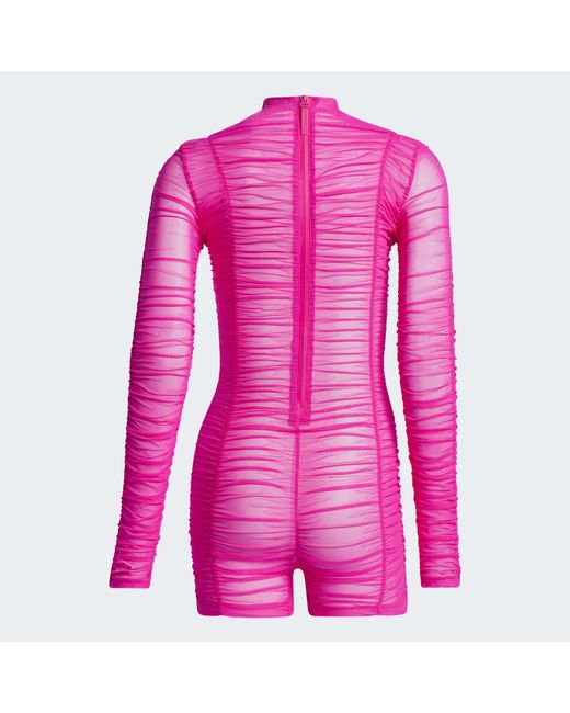 Adidas Pink X Ivy Park Mesh Romper