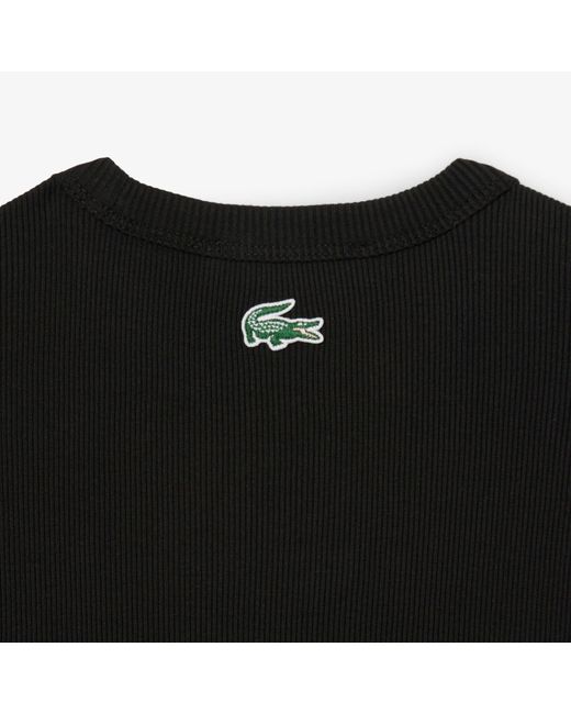 Lacoste Black Slim Fit Short Sleeve T-Shirt