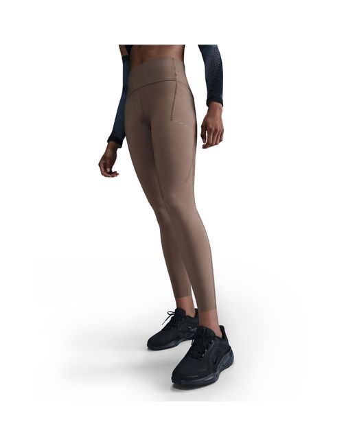 Nike Brown Swift 7/8 Tights