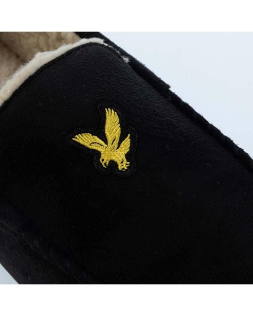 Lyle & Scott Blue Aspen Slippers for men