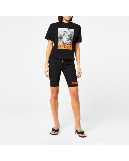 Heron Preston Black Print T-Shirt