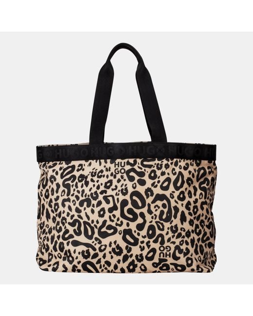 HUGO Black Becky Shopper Tote Bag