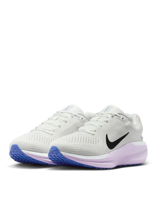 Nike White Winflo 11 Road Running Shoes