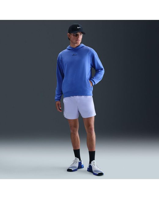 Nike Blue Pro Hoodie for men