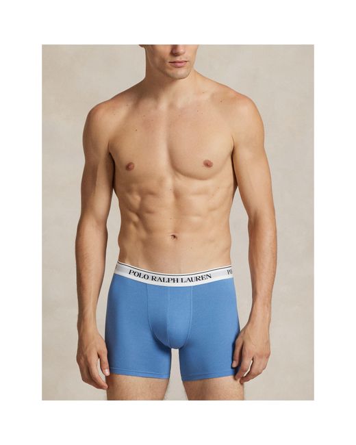 Polo Ralph Lauren White 3-Pack Boxer Briefs for men