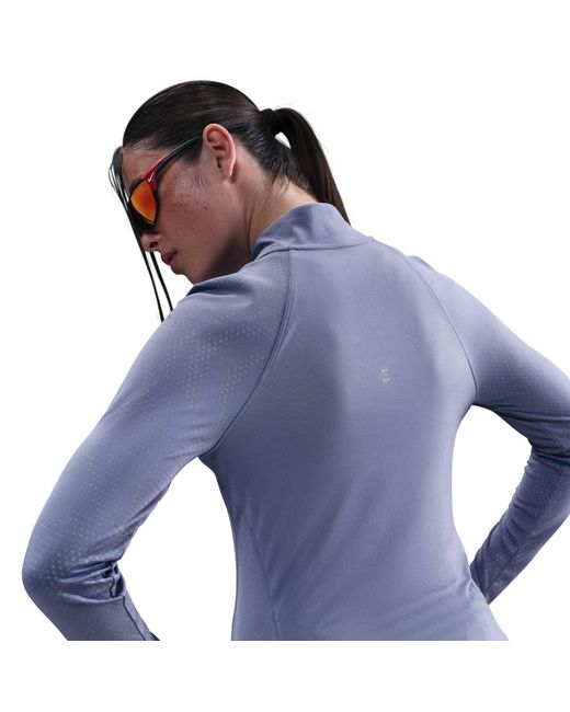 Nike Blue T Flash Long Sleeve Running T-Shirt