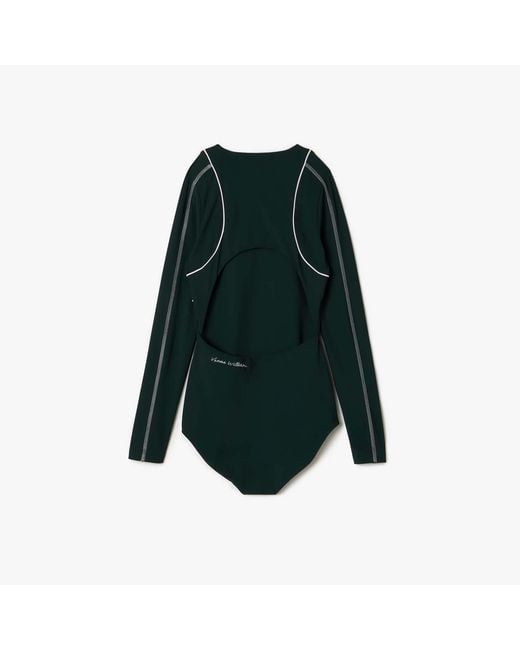 Lacoste Green X Eleven By Venus Long Sleeve Bodysuit