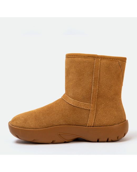 Golddigga Brown Snug Classic Slip On Ankle Boots