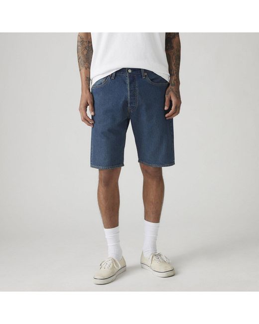 Levi's Blue 501 Original Denim Shorts for men