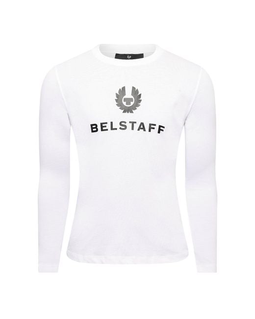 Belstaff White Mariola Long Sleeve T-Shirt
