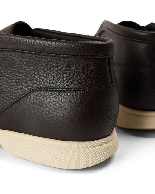 Boss Brown Sienne Desb Chukka Boots for men