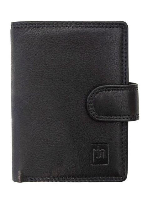 Primehide Black Washington Collection Leather Card Holder Wallet for men