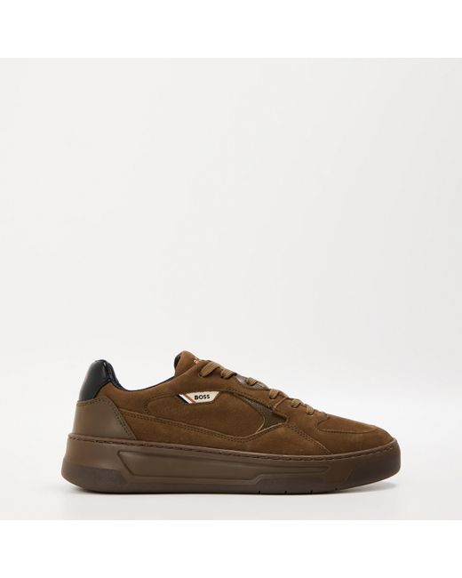 Boss Brown Low-Top Trainers for men