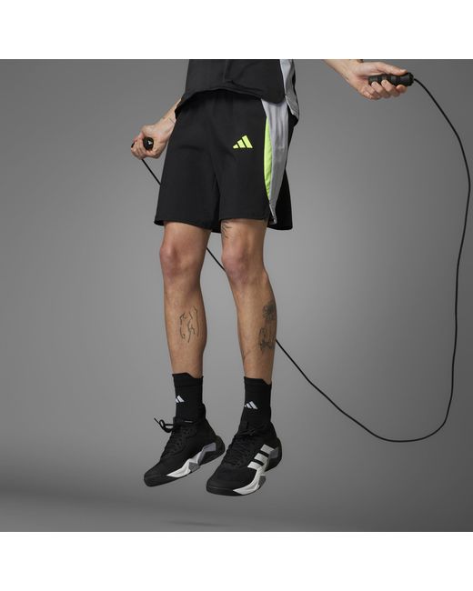 Adidas Black Climacool Colorblock Shorts for men