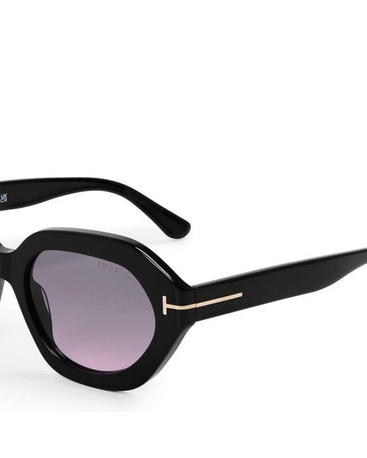 Tom Ford Black Hexagon Sunglasses