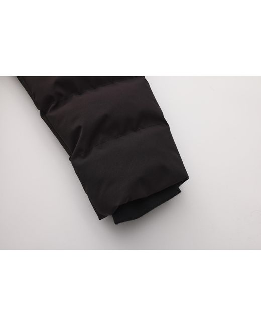 Loyalti Black Phantom Hooded Long Sleeve Synthetic Fill Short Puffer Jacket for men