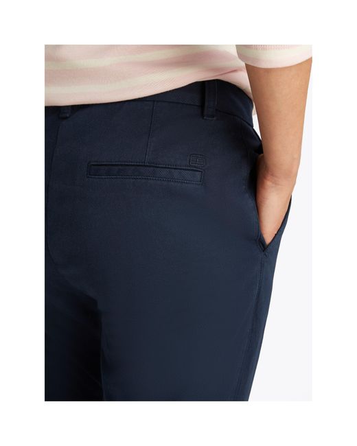 Tommy Hilfiger Blue Stretch Slim Chino