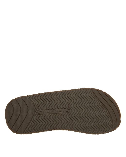 Skechers Brown Flat Sandals for men