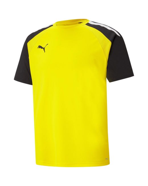 PUMA Yellow Teampacer Jersey T-Shirt for men