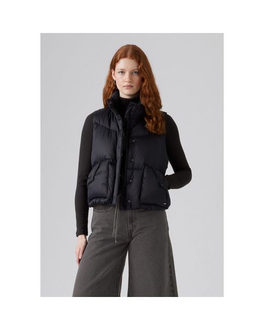 Levi's Black Levi's Western Insulated Short Puffer Jacket