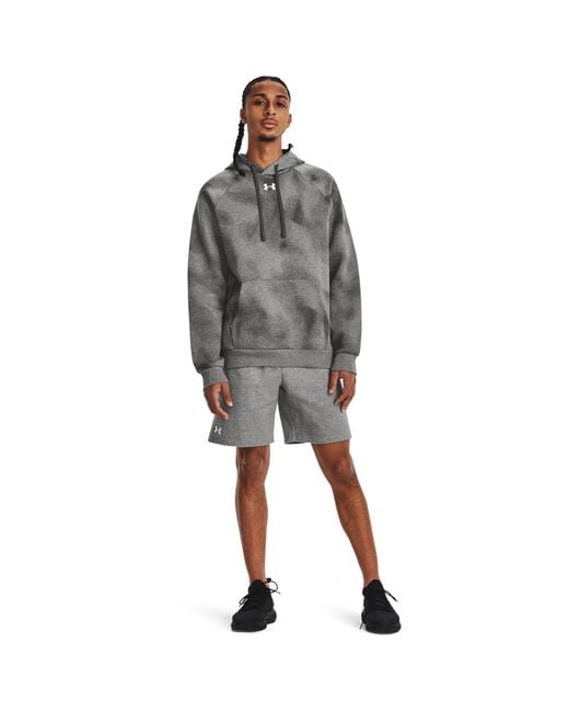 Under Armour Gray Ua Rival Fleece Shorts for men