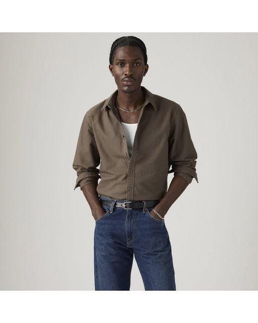 Levi's Green Button Down Sh for men