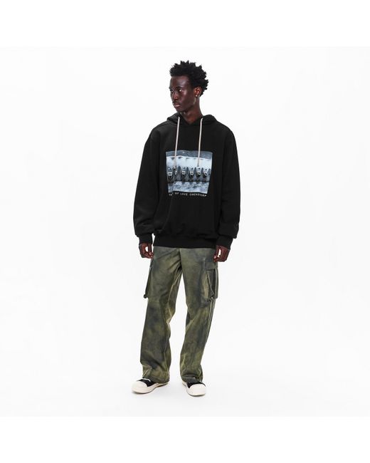 Rick Owens Black Overhead Hoodie for men