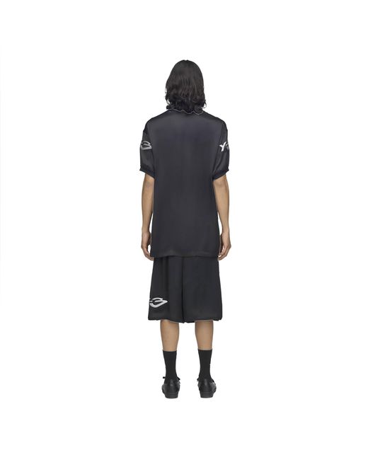 Y-3 Black Liquid Logo Shorts