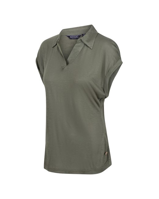Regatta Green Lupine Short Sleeve Polo Shirt