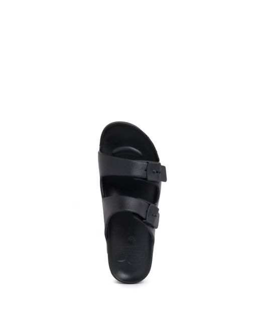 Scholl Black Bahia Flat Sandals