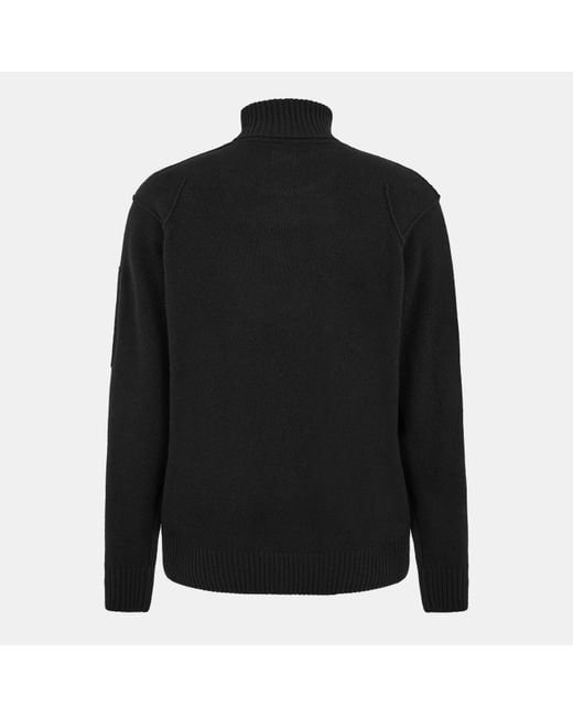 C P Company Black Jumper for men