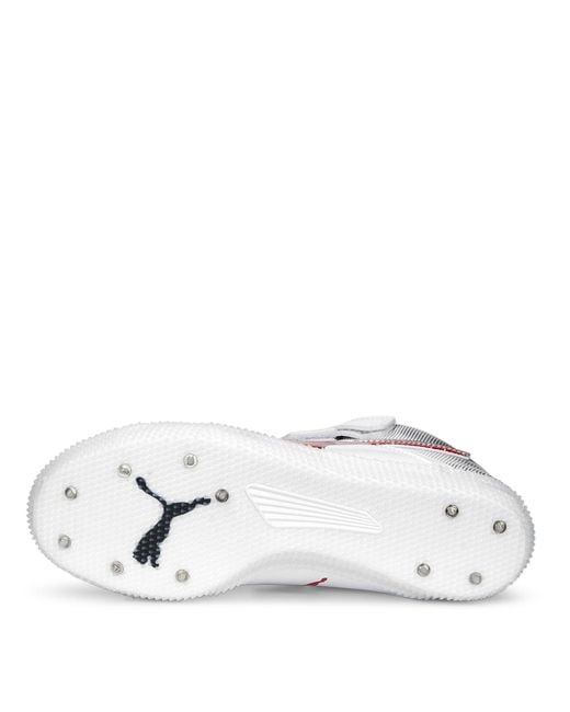 PUMA White Evospeed Javelin 3 Running Spikes for men