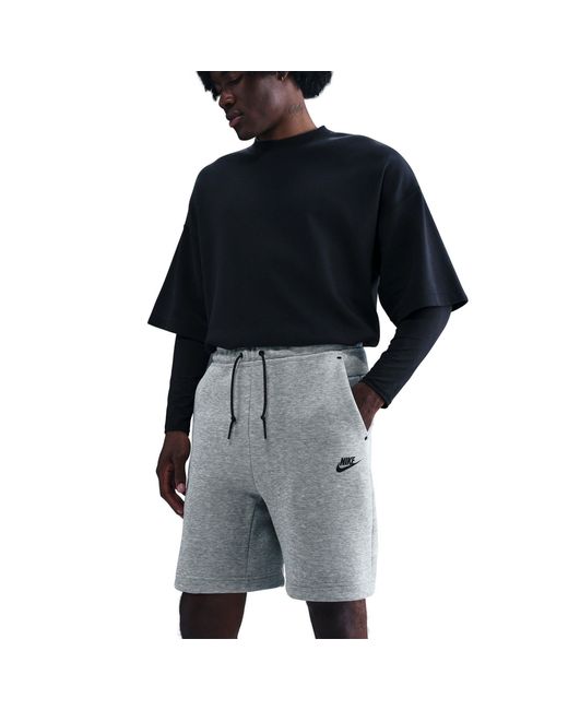 Nike Black Sportswear Tech Fleece Shorts for men