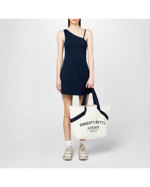 Sweaty Betty Blue Asymmetric Dress