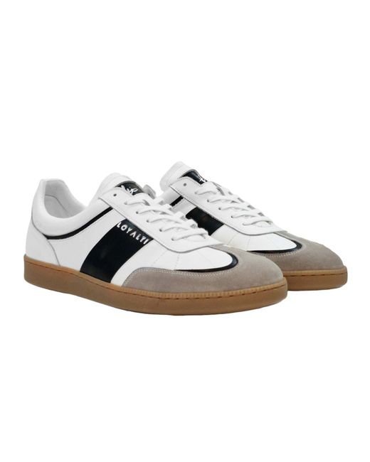 Loyalti White Kalle Low-Top Trainers for men