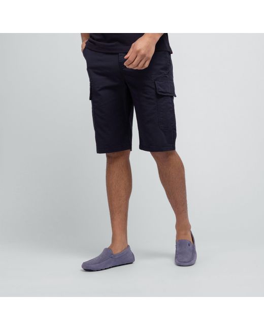 Eden Park Blue Cargo Bermudas for men
