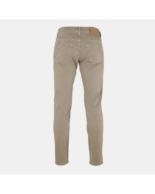 Jacob Cohen Natural Slim Fit Trousers for men